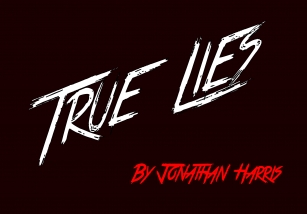 True Lies Font Download