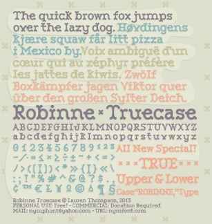 Robinne Truecase Font Download