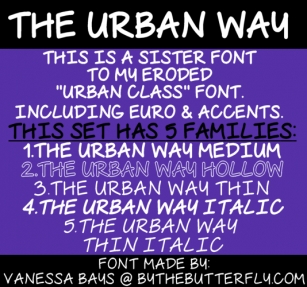 The Urban Way Font Download