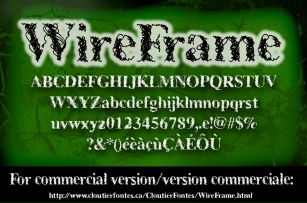 CF WireFrame Dem Font Download