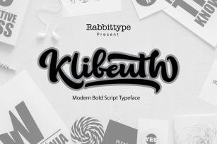 KLIBEUTH SCRIPT OFF 75% Font Download