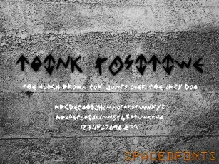 ThinkPositive Font Download