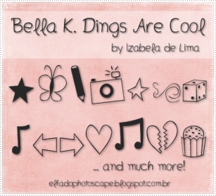 Bella K. Dings Are Cool Font Download