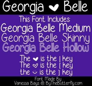 Georgia Belle Font Download