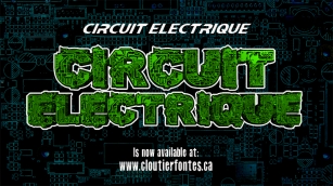 CF Circuit Electrique Font Download
