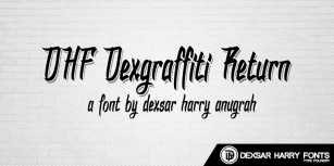 DHF Dexgraffiti Retur Font Download