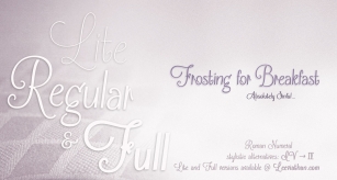 Frosting for Breakfas Font Download