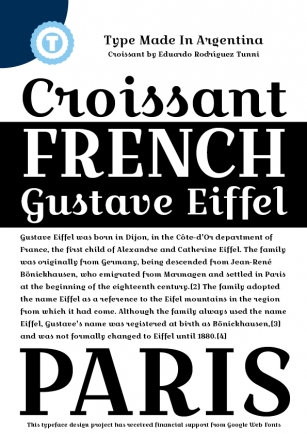 Croissant One Font Download