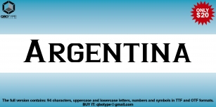Argentina Font Download