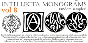 Intellecta Monograms Random Eigh Font Download