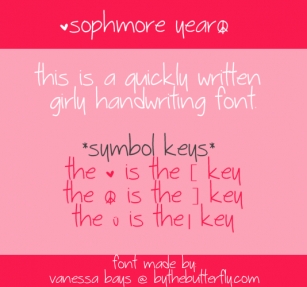 Sophmore Year Font Download