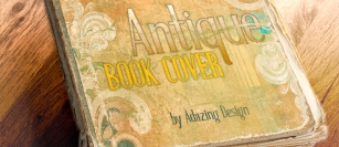 Antique Book Cover Regular Font Download