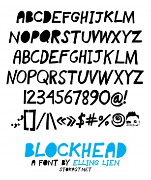 Blockhead Font Download