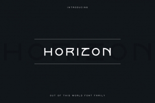 Horizon font family Font Download