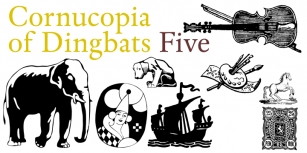 Cornucopia of Dingbates Five Font Download