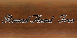 RoundHand Free Font Download