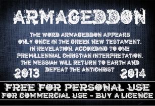 CF Armagedd Font Download