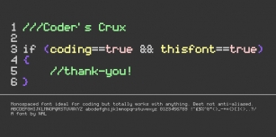 Coder's Crux Font Download