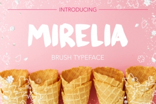 Mirelia font - brush typeface Font Download