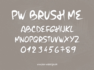 PW Brush Me Font Download