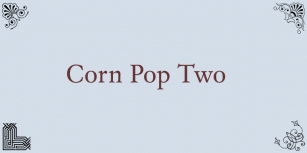 Corn Pop Tw Font Download