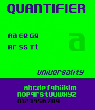 Quantifier NBP Font Download