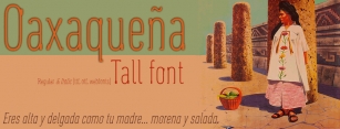 Oaxaqueña Tall Font Download