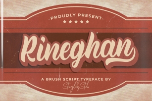 Rineghan - Bold Script Font Font Download