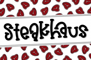 Steakhaus a Hand Lettered Font Font Download