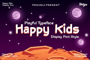 Happy Kids - Display Font Font Download