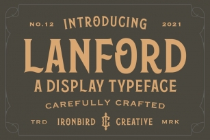 Lanford - Display Typeface Font Download