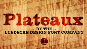 Plateaux Font Download