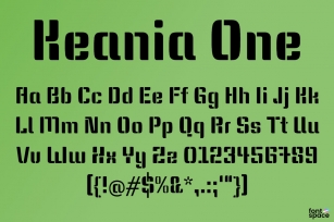 Keania One Font Download