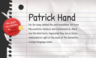 Patrick Hand Font Download