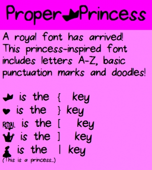 ProperPrincess Font Download