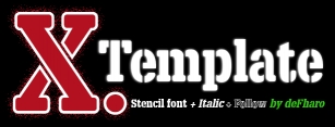 X.Template Font Download