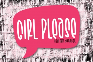 Girl Please Font Download