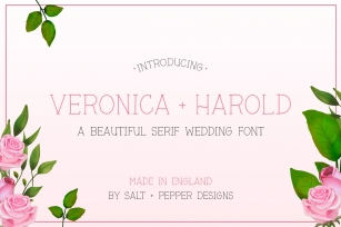 Veronica + Harold Font Download
