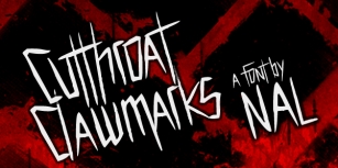Cutthroat Clawmarks Font Download