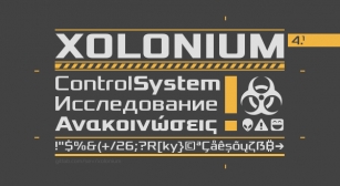 Xolonium Font Download