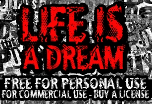 CF Life Is A Dream Font Download