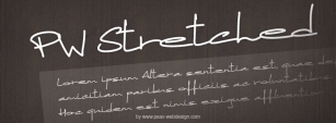 PWStretched Font Download