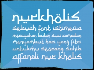 Nurkholis Font Download