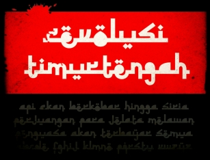 Revolusi Timur Tengah Font Download