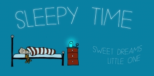 DK Sleepy Time Font Download