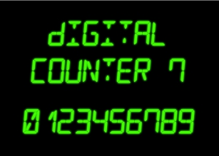 Digital Counter 7 Font Download