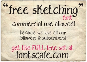 Free Sketching_free-dem Font Download
