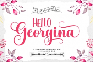 Hello Georgina Script Font Download