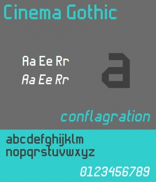 Cinema Gothic NBP Font Download