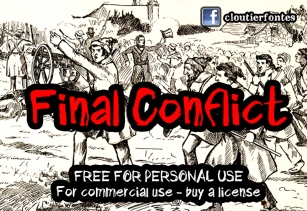CF Final Conflic Font Download